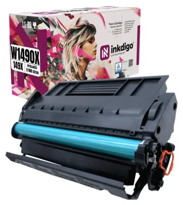 Produktbild von Inkdigo Toner W1490A ohne Chip für HP LaserJet Pro 4002d, 4002dn, 4002dne, 4002dw – Schwarz, 9500 Seiten,