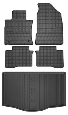 Obrázok produktu pre Gumové autokoberce SolidPRO + vaňa kufra DryZone pre: SsangYong Tivoli 2019- SUV 5 ks