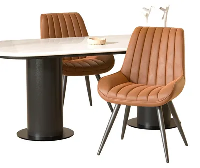 Immagine prodotto di Sedia da pranzo - Sedia - Sedia a conchiglia - Sedia da cucina - Sedia da bistrot - Set da 2 - Con struttura in metallo