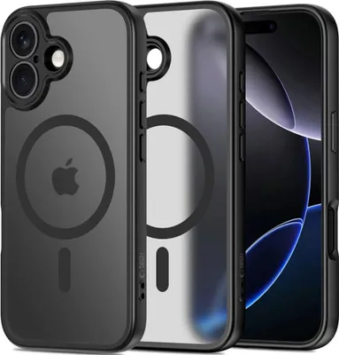 Immagine prodotto di Custodia Tech-Protect BasicMag MagSafe per iPhone 17 - Nero opaco