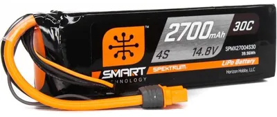 Produktbild von Spektrum SPMX27004S30 2700mAh 4S 14.8V Smart LiPo Battery 30C IC3