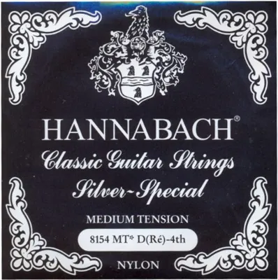Produktbild von Hannabach 8154MT - d4 - medium (schwarz)