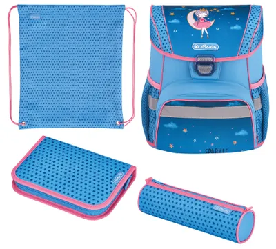 Obrázek produktu pro Herlitz Loop Plus Moon Lady, Pouzdro na tužky, Pencil pouch, Taška do školy, Sportovní taška, Dívka, Druhý stupeň základní školy, Batoh, 16 l, Přední kapsa, Postranní kapsa