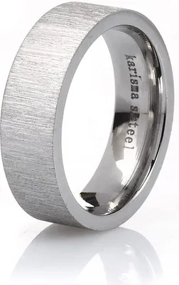 Produktbild von Karisma Edelstahl Ring Ehering - Trauring - Freundschaftsring - Silber Look JZ36487 - 62 (19.7)