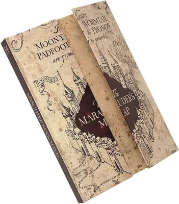 Produktbild von Harry Potter - Notizbuch, "Marauders Map", A5 BS2900 (Einheitsgröße) (Braun)