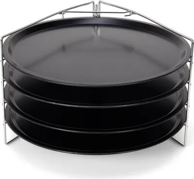 Immagine prodotto di Patisse ClassIque 4 teglie rotonde per pizza con supporto PAT02896