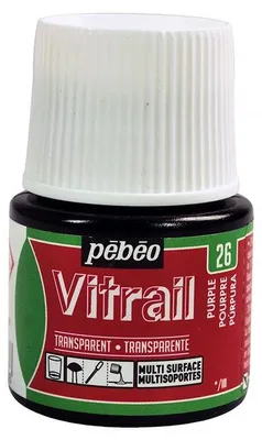 Obrázok produktu pre Farba na sklo Pebeo Vitrail 45 ml - žltá