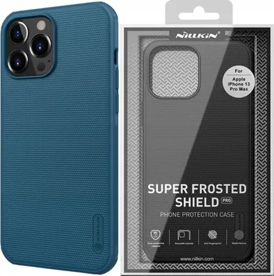 Image de Nillkin Super Frosted Shield Pro Durable Case Cover Iphone 13 Pro Max Blue