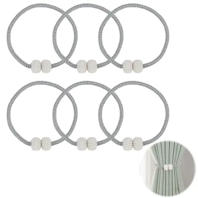 Productafbeelding van Magnetische Gordijnbinders 6 Stuks voor Thuisdecoratie