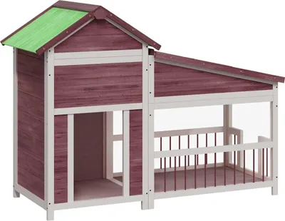 Obrázok produktu pre vidaXL Dog House Mocha 143x60,5x109 cm borovicový masív