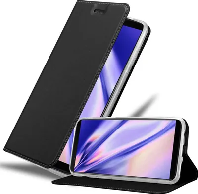 Obrázok produktu pre Cadorabo puzdro na mobilný telefón pre OnePlus 5T Protective Case in Black Cover Case Booklet
