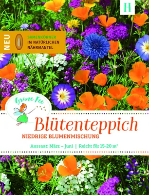 Produktbild von Grüne Fee - easySeed Blütenteppich Streuschachtel Blumenmischung niedrige Blumenmischung Samen - 19610