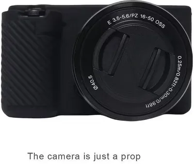 Obrázek produktu pro Silikonový kryt fotoaparátu, vhodný pro fotoaparát Sony ZV-E10, lehké gumové pouzdro (fotoaparát není součástí balení).