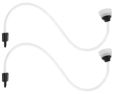 Vakuumschlauch-Set, Kunststoff, 2 Stück, weiß, für Vakuumiergeräte