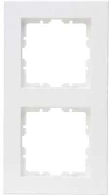 Produktbild von Kopp HK07 PURE Abdeckrahmen 406929008 2fach reinweiß