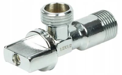 Produktbild von Aquer Eckventil Kugelhahn 1/2 Zoll verchromt
