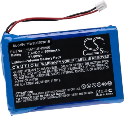 Produktbild von vhbw Akku kompatibel mit Siglent SHS1000, SHS800 Messgerät (5000 mAh, 7,4 V, Li-Polymer)