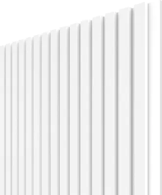 Obrázok produktu pre Akustický panel WALL CONCEPT, biela farba, biely filc + MDF, rozmer 2750 x 604 x 21 mm, plocha 1,66 m2