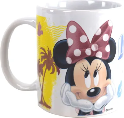 Zdjęcie produktu dla Kubek ceramiczny dla dzieci 325 ml w pudełku upominkowym - Myszka Minnie