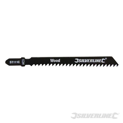Zdjęcie produktu dla Silverline 227921 Brzeszczoty do wyrzynarki do drewna, 5 szt