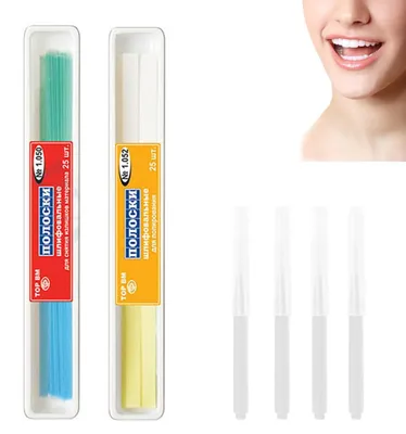 Produktbild von 50 Polierstreifen für Zahnzwischenräume mit 4 Interdentalbürsten