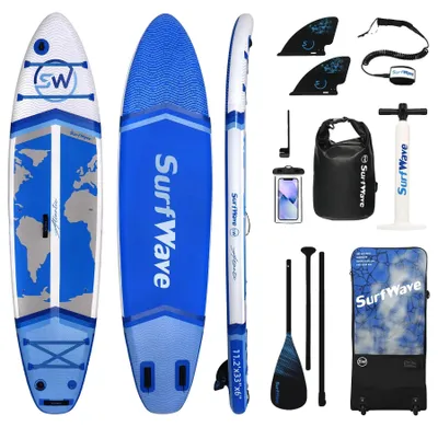 Obrázok produktu pre Nafukovacia paddleboard, vylepšená stabilita, kompletná sada, 5021373