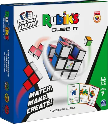Produktbild von Spin Master - Strategiespiel - Rubiks Cube It ab 7 Jahren Blockbauspiel für 2 Spieler
