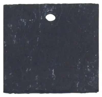 Produktbild von Esschert Design Pflanzenschild Quadart 6 cm aus Schiefer