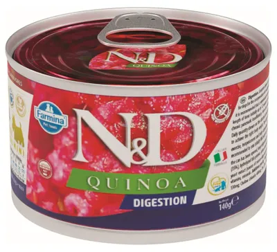 Zdjęcie produktu dla Farmina N&D Dog Quinoa Digestion 140g Dietetyczna Mokra Karma Dla Psa Z Jagnięciną Na Trawienie