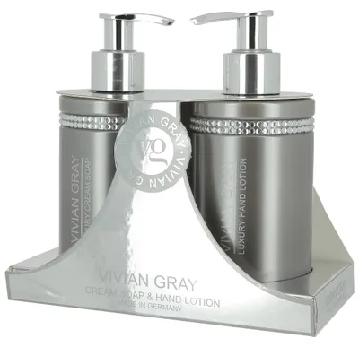 Zdjęcie produktu dla VIVIAN GRAY 3396 Zestaw do pielęgnacji ciała Crystals, szary (500 ml)