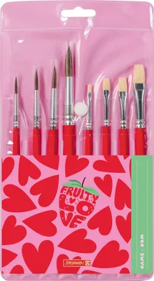 Produktbild von Schulpinsel 8er-Set Fruity Love