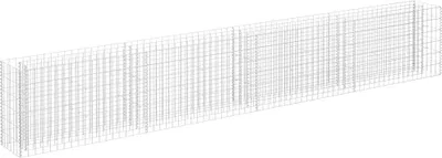 Obrázok produktu pre vidaXL Gabionové zvýšené lôžko z pozinkovanej ocele 360 × 30 × 60 cm