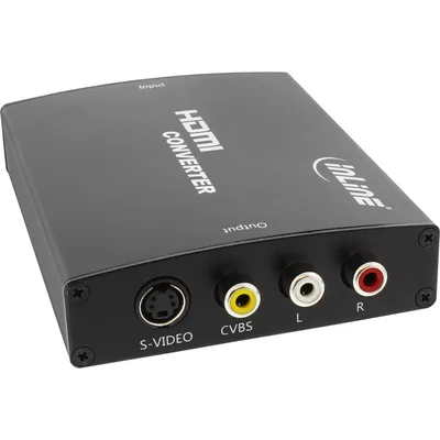 Image de Convertisseur InLine® HDMI vers composite/S-Vidéo avec audio, PAL/NTSC