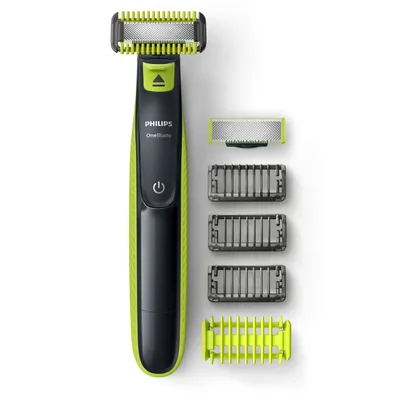 Obrázok produktu pre Philips Norelco OneBlade QP2620/20, Batérie, Čierna, Zelená, Limetka