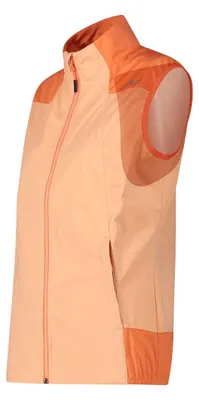 Immagine prodotto di CMP, gilet tecnico da donna, modelli 52477-36, 52477-38, 52477-40, 52477-42, 52477-44, CMP-35A6256, colore salmone, taglia 40