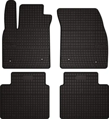 Obrázek produktu pro Gumové autokoberce pro na míru pro Ford Focus MK4 (2018-, hatchback, sedan, kombi, Turnier, Turnier Active) černé, sada 4 ks, s úchyty