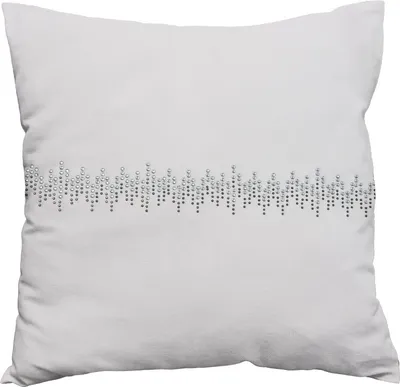 Produktbild von Dekorativer Kissenbezug MELODY 40x40 cm, weiß