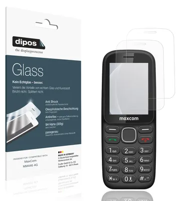Immagine prodotto di 2x Pellicola Protettiva per MaxCom MM446 4G Protezione opaco Vetro Flessibile 9H dipos