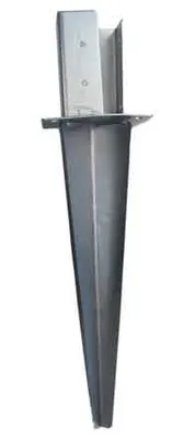 Immagine prodotto di SUPPORTO PER TRAVI CON ANCORAGGIO AL TERRENO 100x100 mm