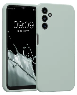 Produktbild von kwmobile Hülle kompatibel mit Samsung Galaxy A14 5G - Hülle Silikon gummiert - Handyhülle - Handy Case in Cool Mint