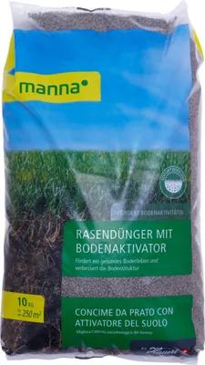 Produktbild von Manna Rasendünger mit Bodenaktivator 10 kg für ca. 250 m²