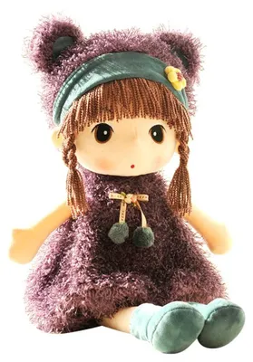 Produktbild von Stoffpuppe für Babymädchen - 45 cm Kuschelpuppe mit Kleidung