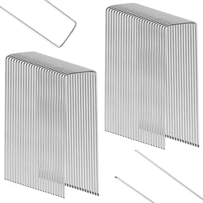 Produktbild von Bodenanker-Set – Für den Garten – Für den Außenbereich – Verzinkter Stahl – 50 Stück – Silberfarben