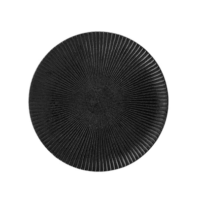 Produktbild von Bloomingville - Schwarze "Neri" Keramikplatte Ø18 cm