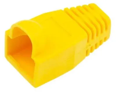 Image de ACT RJ45 jaune pour câble de 5,5 mm