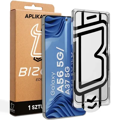 Produktbild von Gehärtetes Glas mit Applikationsrahme für Galaxy A56 5G / A37 5G, Bizon Glass Aplikator Edge, 1 Set