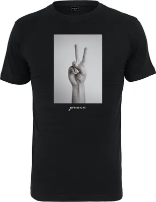 Obrázok produktu pre Tričko Mr. Tee Peace Sign Tee čierne - XS