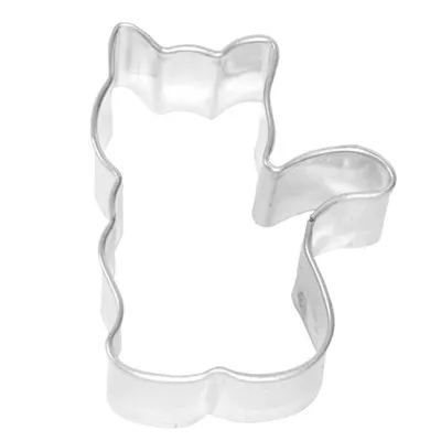 Produktbild von Birkmann Ausstechform Katze, Ausstecher, Plätzchenform, Keks, Plätzchen, Edelstahl, 5.5 cm, 194441