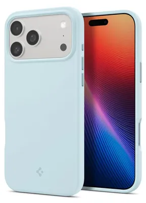 Obrázok produktu pre Spigen Silicone Fit (MagFit), Ochranný obal, Apple, iPhone 17 Pro Max, 17,5 cm (6.9"), svetlo modrá