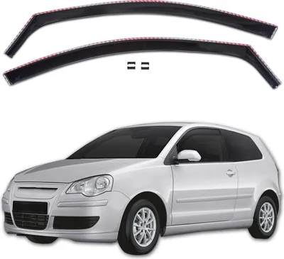 Obrázok produktu pre J&J Automotive | SCOUTT Okenné deflektory pre Volkswagen Polo 3D 2002-2007 2ks